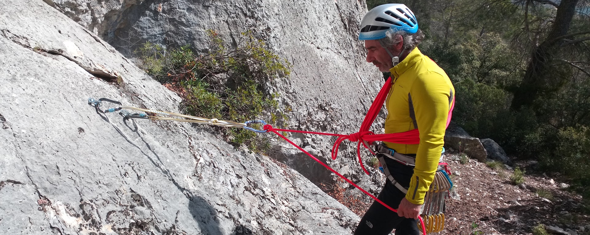 Curso de crestas y maniobras de cuerda en el Montsec